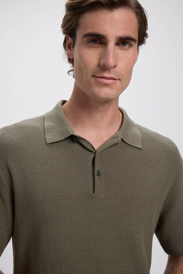 Jack & Jones Polo de punto regular fit Gris oscuro