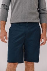 Cortefiel Bermudas chinos estampadas Azul
