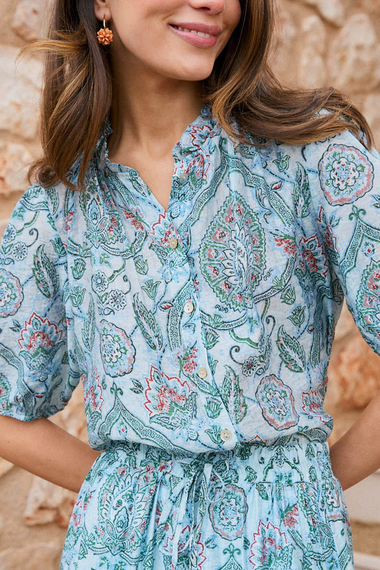 Pol&iacute;n Et Moi Camisa estampado Lirel