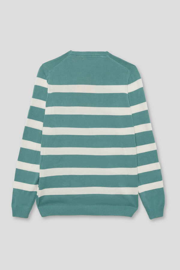 Street Monkey Camisa riscas da moda Azul