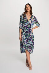 Morgan Saia estampada solta Multicolorido