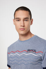 Privata Camiseta manga corta cuello redondo Azul