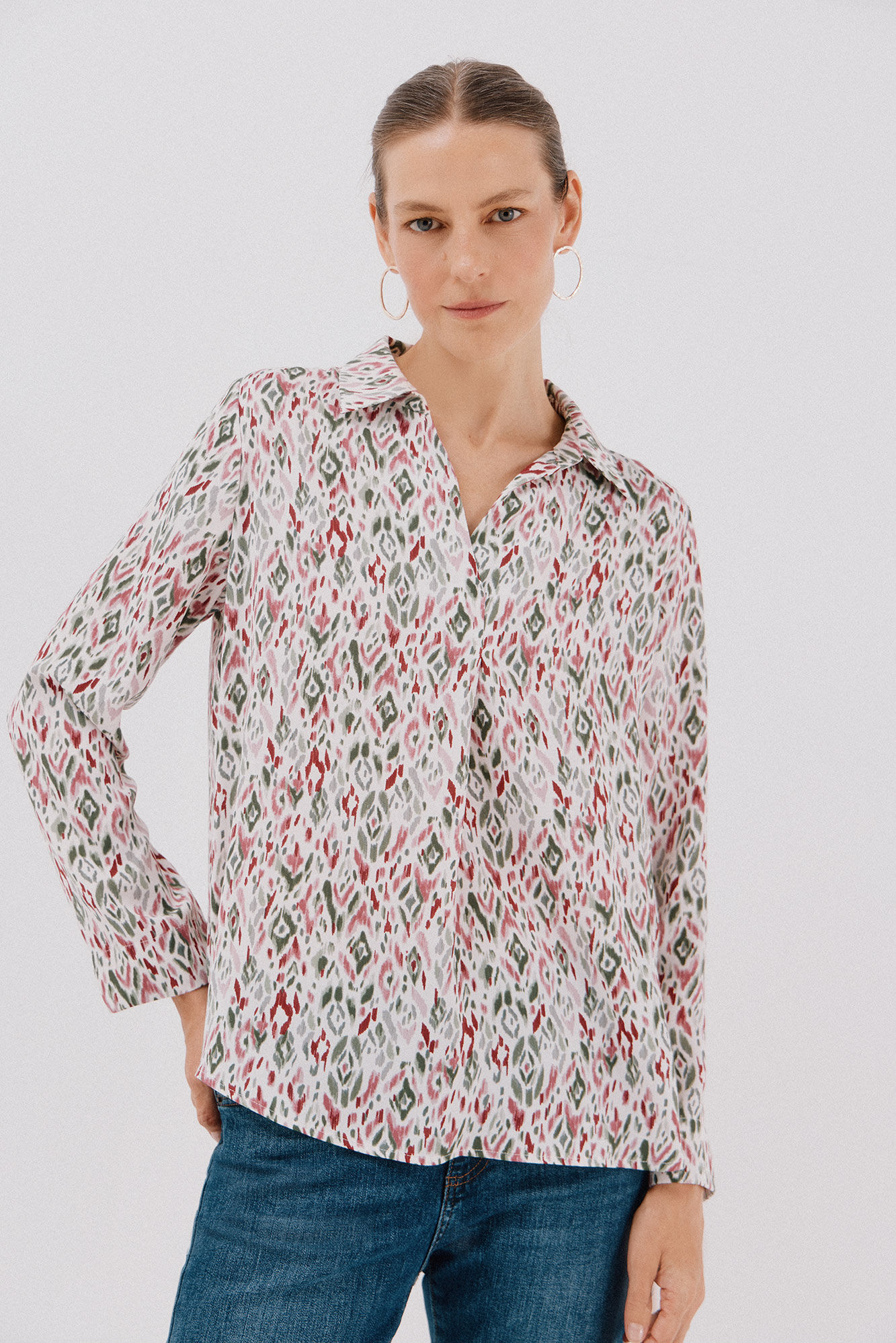 Cortefiel Camisa plissada