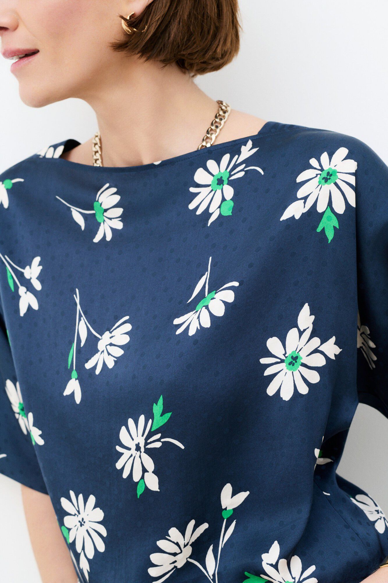Caroll Camisa manga corta estampada
