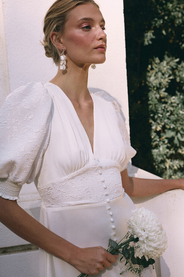 Pol&iacute;n Et Moi Vestido de noiva Cala Branco