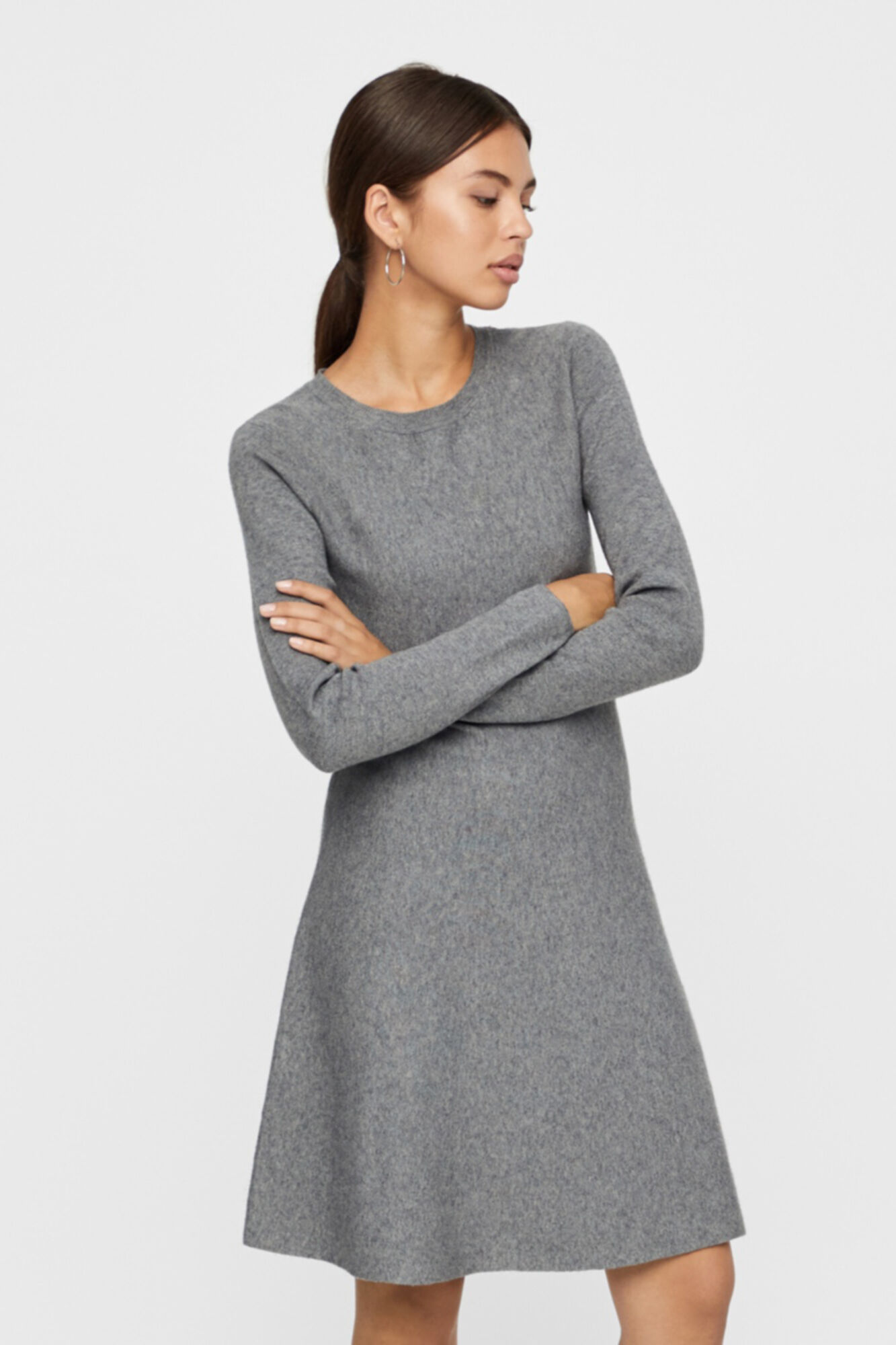 Vero Moda Vestido de punto cuello redondo