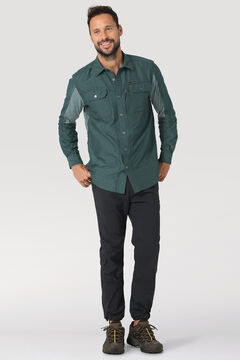 Cortefiel Camisa de All Terrain Gear™ Verde oscuro