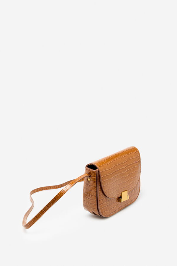 Cortefiel fecho de al&ccedil;a de ombro Castanho