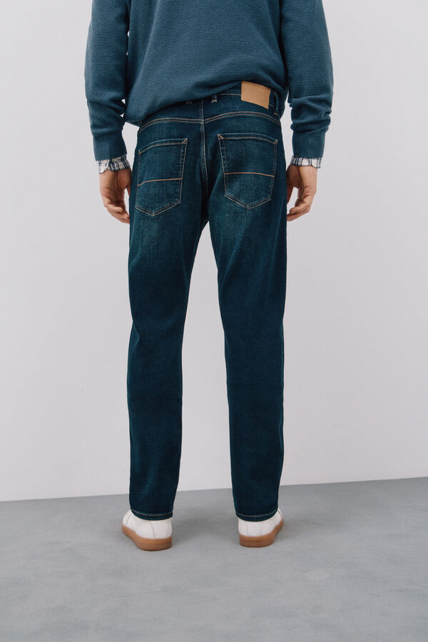 Cortefiel Jeans regular fit Azul