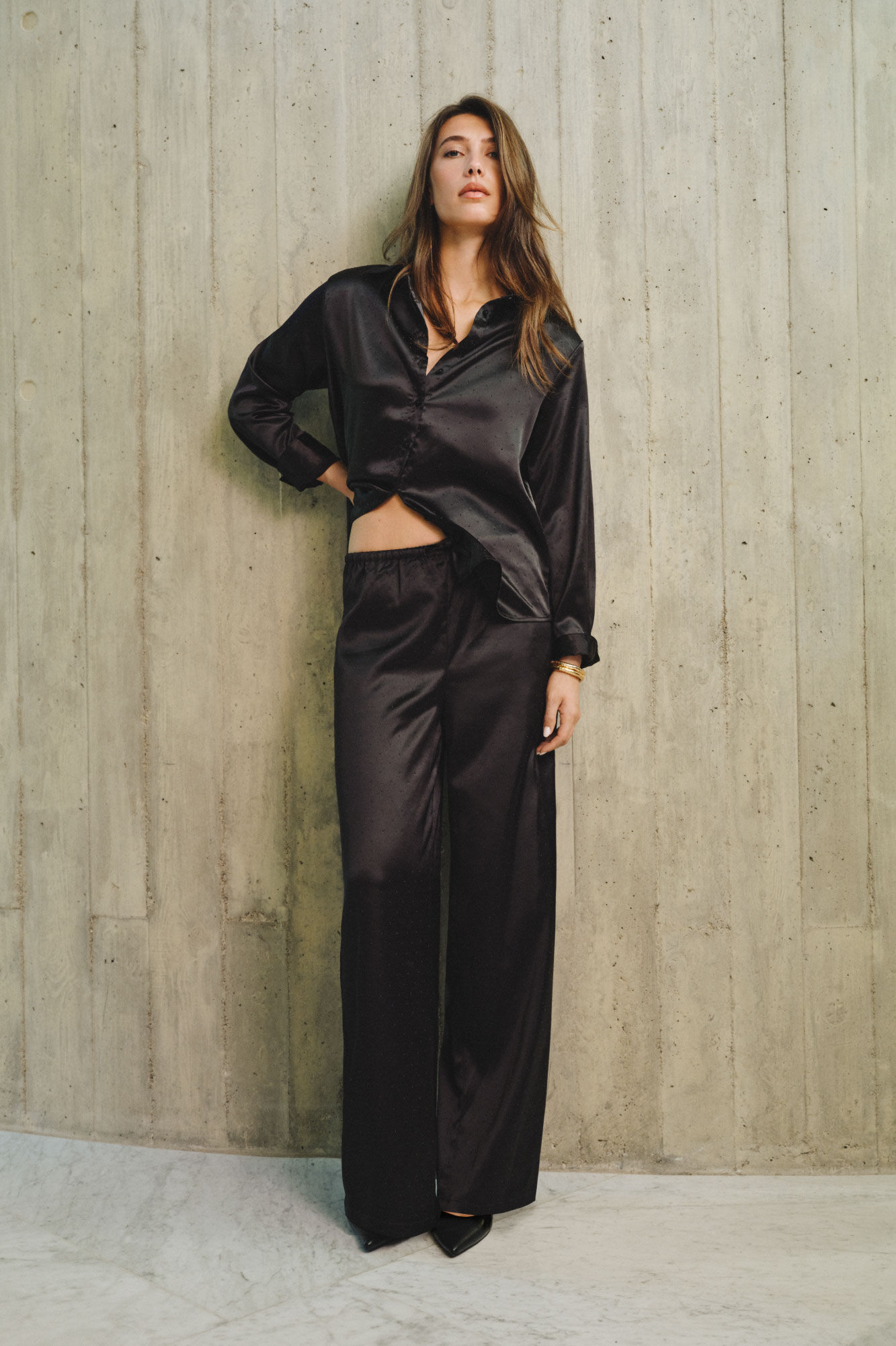 Cortefiel Pantal&oacute;n de strass