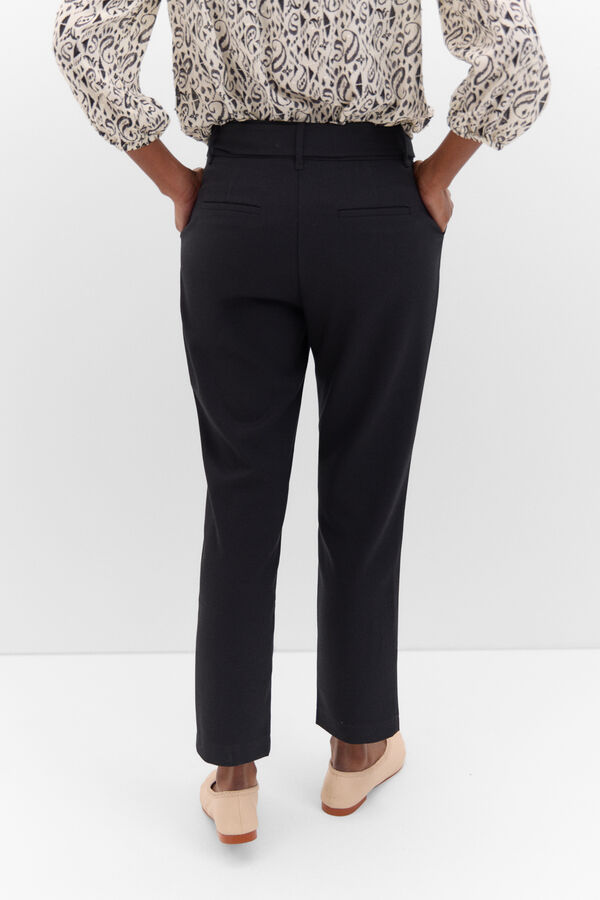 Cortefiel Cal&ccedil;as formais com cinto Preto