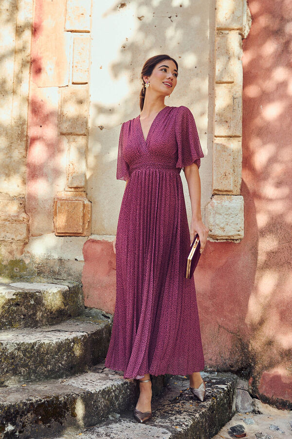 Pol&iacute;n Et Moi Vestido Largo Parina Morado