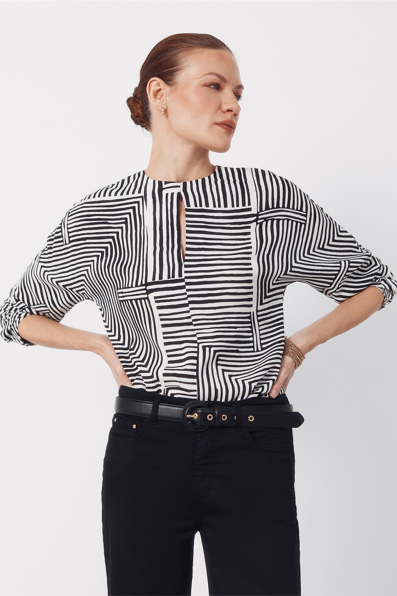 Cortefiel Top estampado