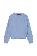 Vero Moda Jersey de punto con bordados Azul