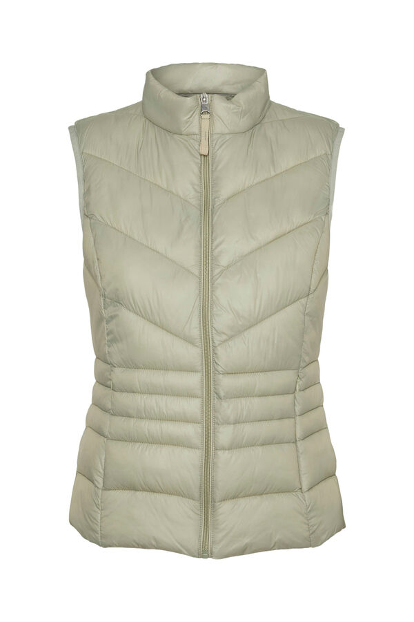 Vero Moda Chaleco acolchado Gris