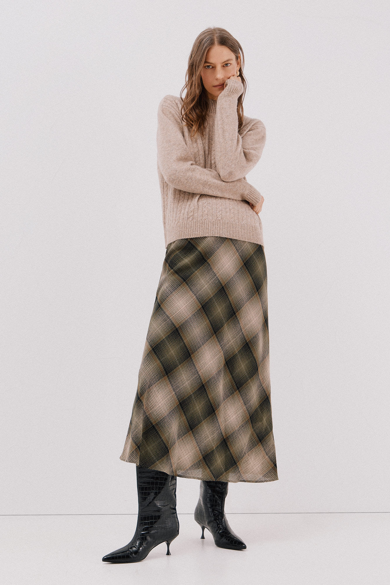 Cortefiel Jersey Perkins trenzas