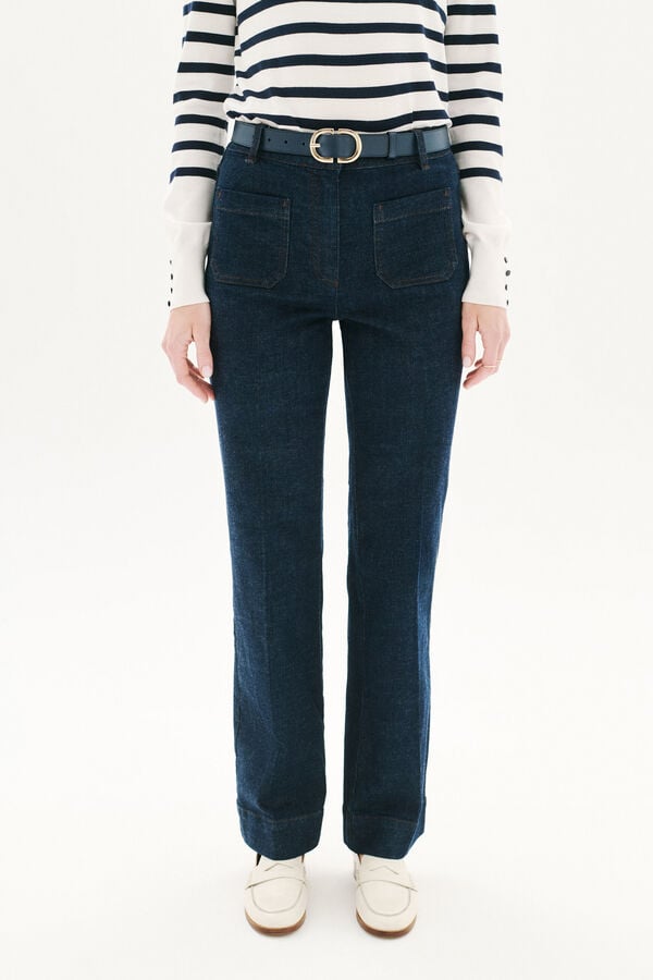 Caroll Cal&ccedil;a denim casual Azul