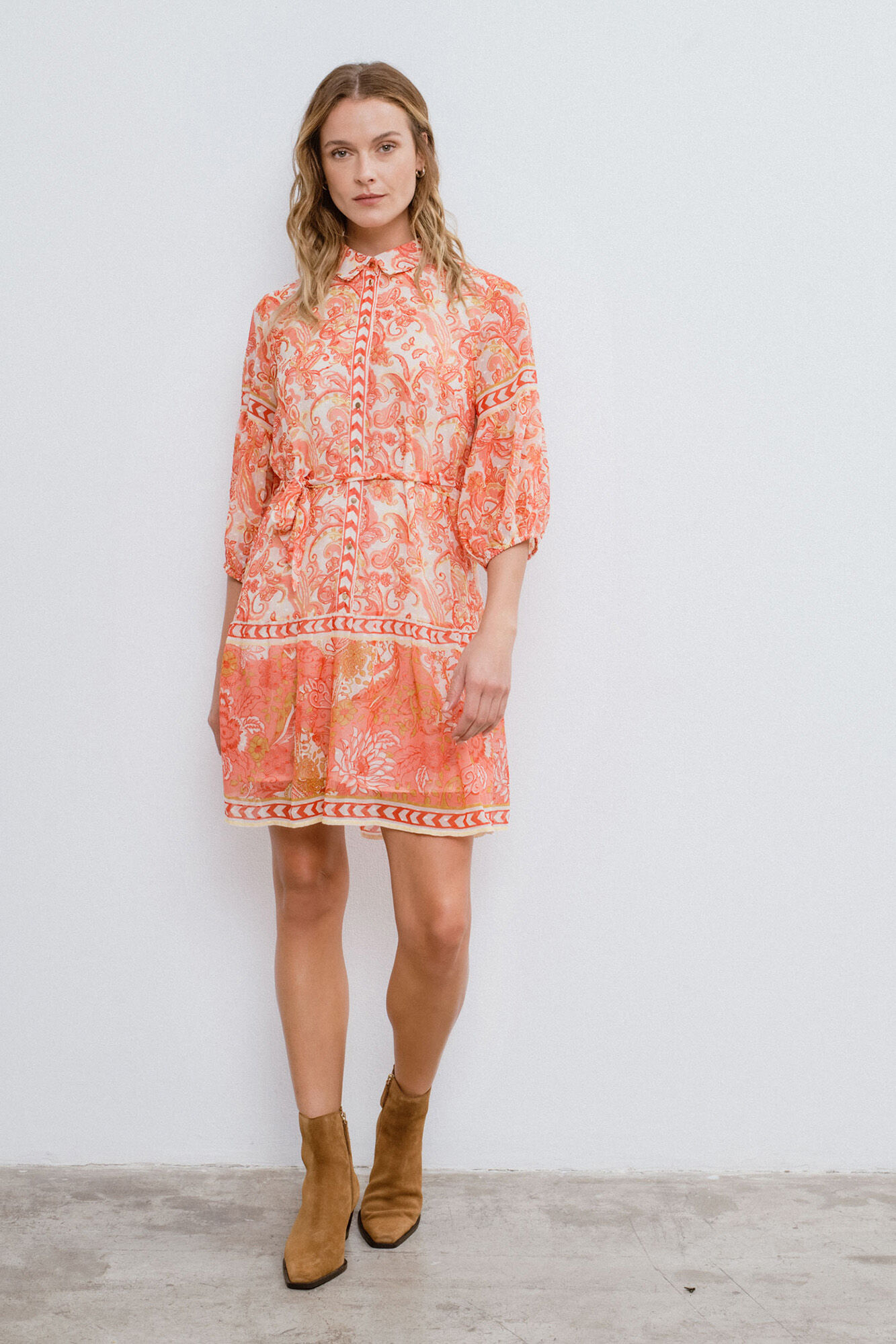 Vila Vestido corto camisero