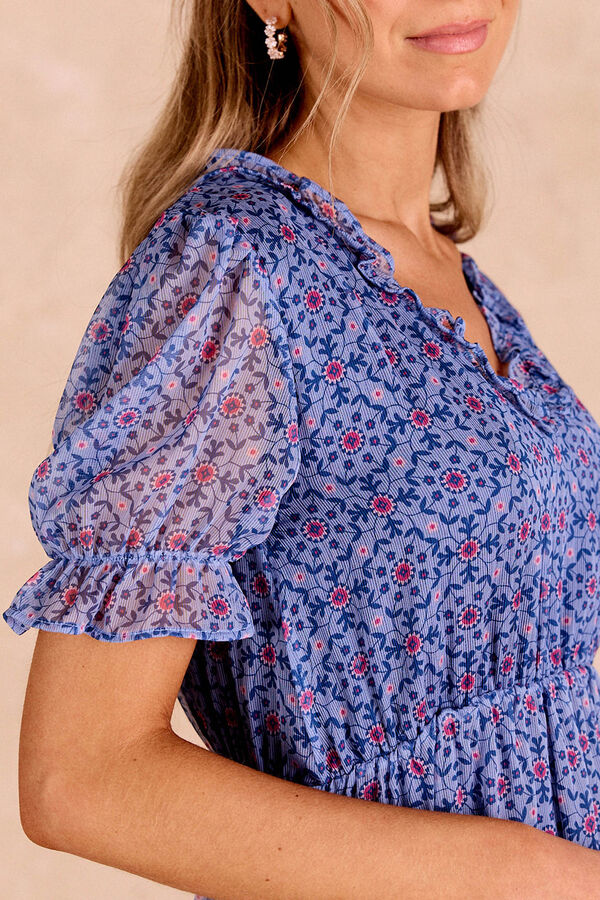 Polín Et Moi Vestido curto Azul