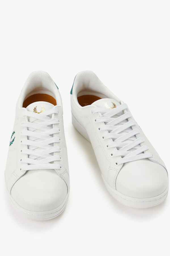 Fred Perry Zapatilla B722 leather Blanco
