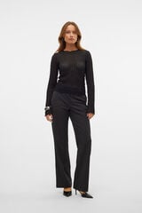 Vero Moda Cal&ccedil;a de terno listradas Preto