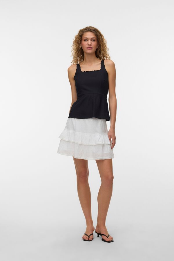 Vero Moda Top de al&ccedil;as Preto