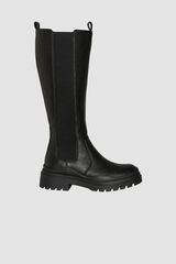Vero Moda Bota alta ajustada Negro