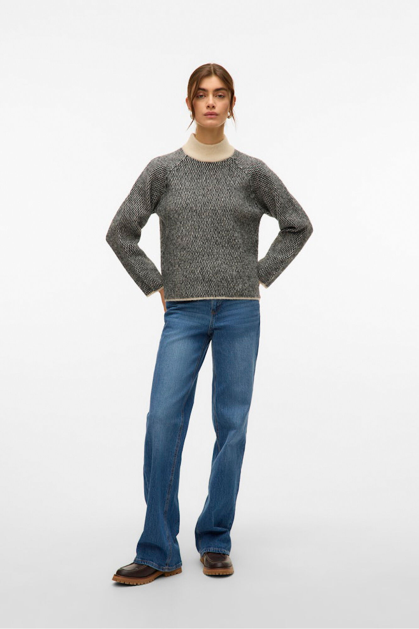 Vero Moda Jersey de punto cuello subido