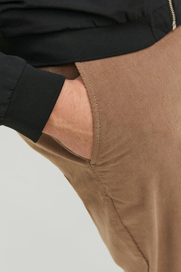 Cortefiel Pantalón chino tapered fit Marrón