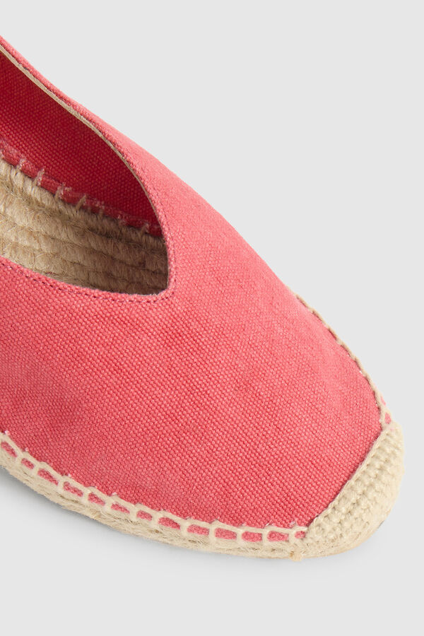 Castañer Sabrina Gea elaborada em lona Cinzento