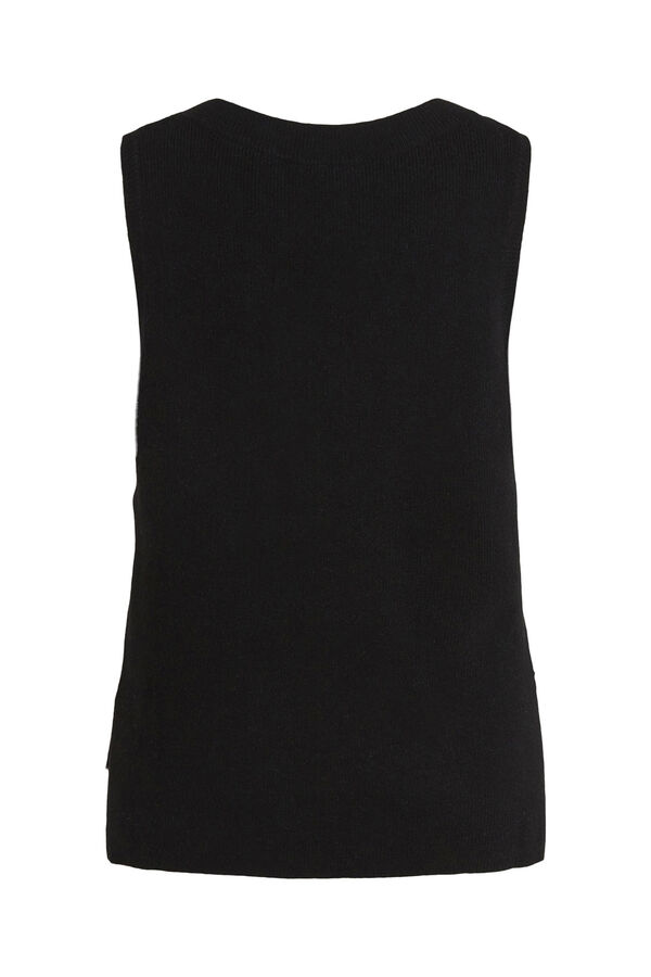 Vila Colete de malha  Preto