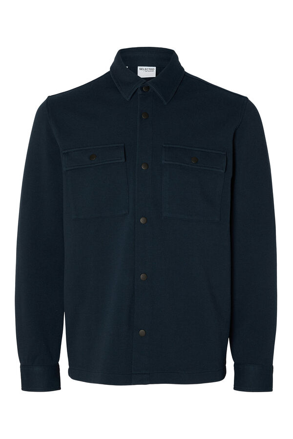 Selected Chaqueta entretiempo botones Azul marino