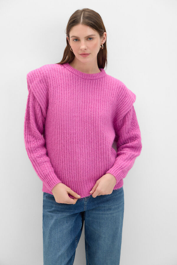 Cortefiel Camisola de malha bordada Subiu