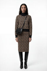 Vero Moda Jersey de punto cuello subido Negro