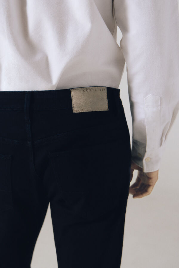 Cortefiel Jeans slim fit coolmax Azul marino