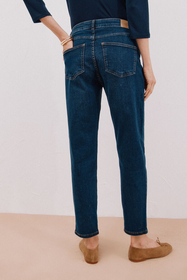 Cortefiel Jeans Mom Azul