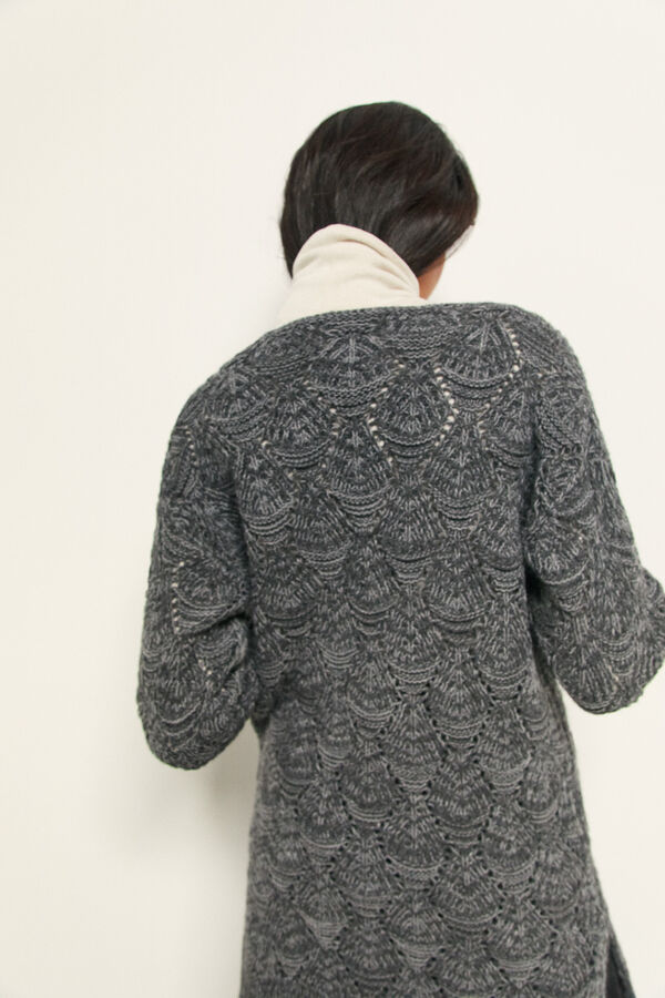 Cortefiel Chaqueta punto Gris