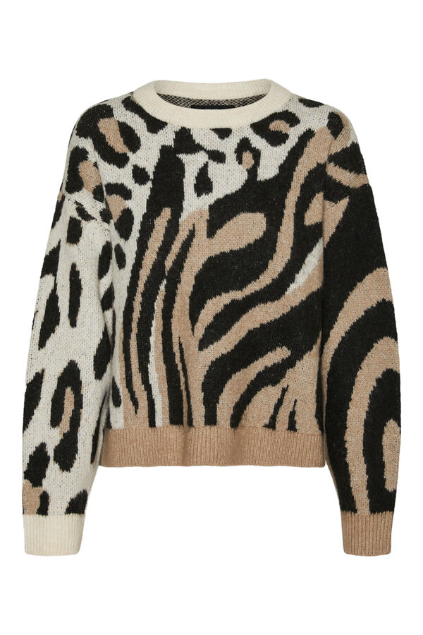 Vero Moda Jersey animal print Gris