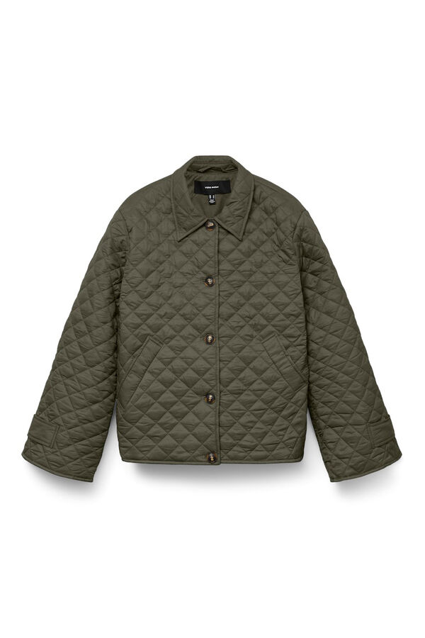 Vero Moda Curve Chaqueta guateada talla grande Verde