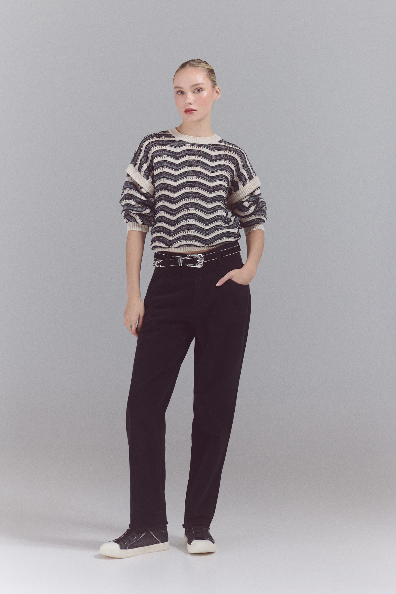 Slowlove Pantalones corduroy mom