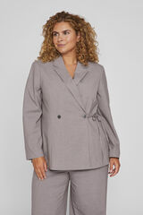 Evoked by Vila Blazer cruzada Gris