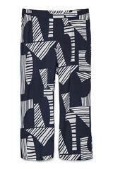 Vero Moda Curve Cal&ccedil;as compridas fluidas tamanho grande Azul
