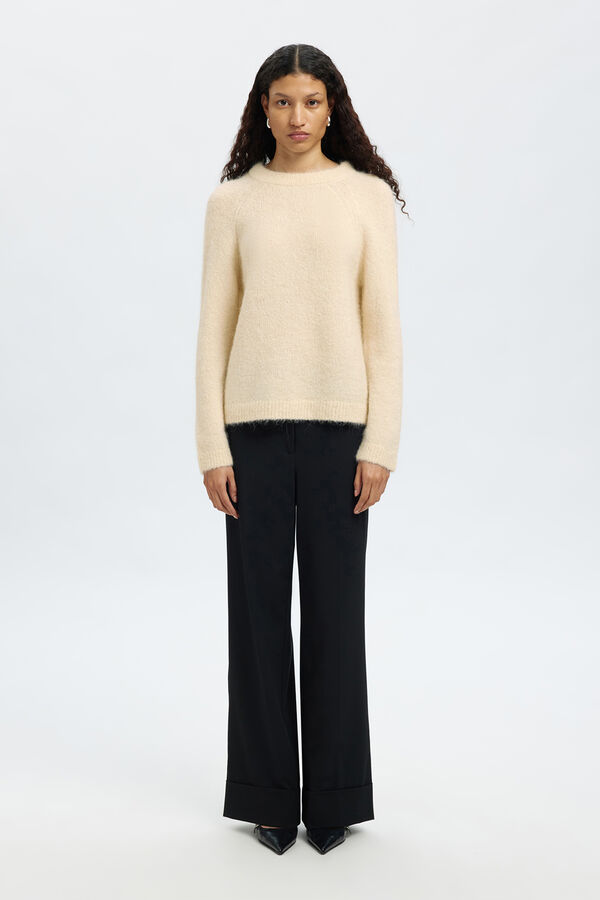 Selected Jersey lazada alpaca Beige