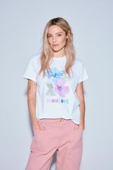 Slowlove Camiseta estampada Blanco