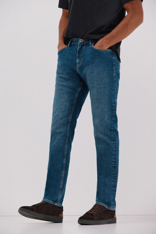 Cortefiel Pantal&oacute;n vaquero regular fit Azul