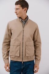 Cortefiel Cazadora ligera casual Beige