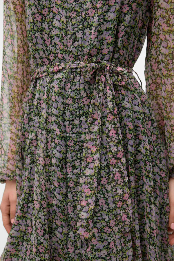 Vero Moda Vestido corto tejido vaporoso Negro