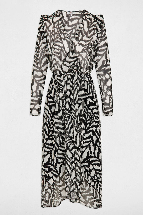 Morgan Vestido comprido estampado Multicolorido