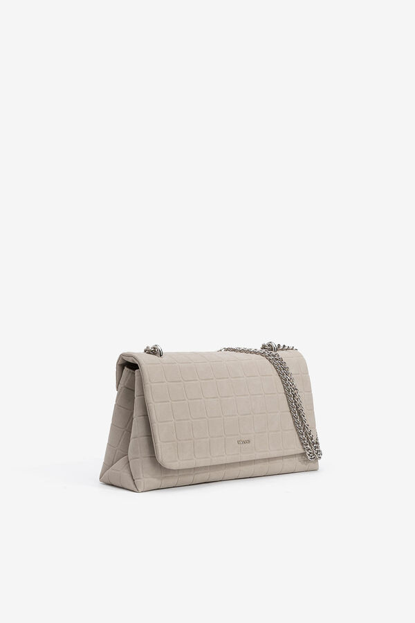 Vilanova Bolso bandolera con textura Beige