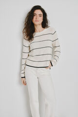 Vero Moda Camisola gola redonda em malha Impress&atilde;o